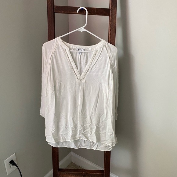 White cut out Express top, size M - Picture 3 of 7